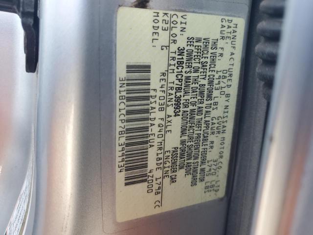 Photo 12 VIN: 3N1BC1CP7BL399934 - NISSAN VERSA S 