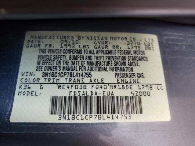 Photo 11 VIN: 3N1BC1CP7BL414755 - NISSAN VERSA S 