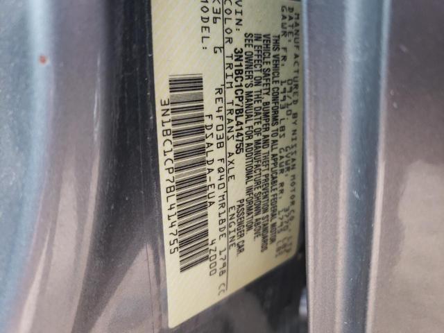 Photo 12 VIN: 3N1BC1CP7BL414755 - NISSAN VERSA S 