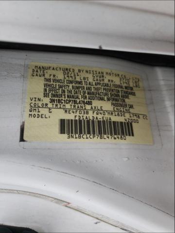 Photo 9 VIN: 3N1BC1CP7BL476480 - NISSAN VERSA S 