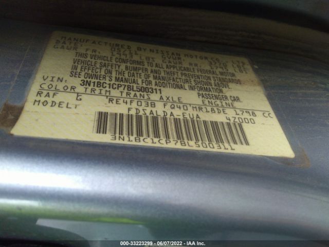 Photo 8 VIN: 3N1BC1CP7BL500311 - NISSAN VERSA 