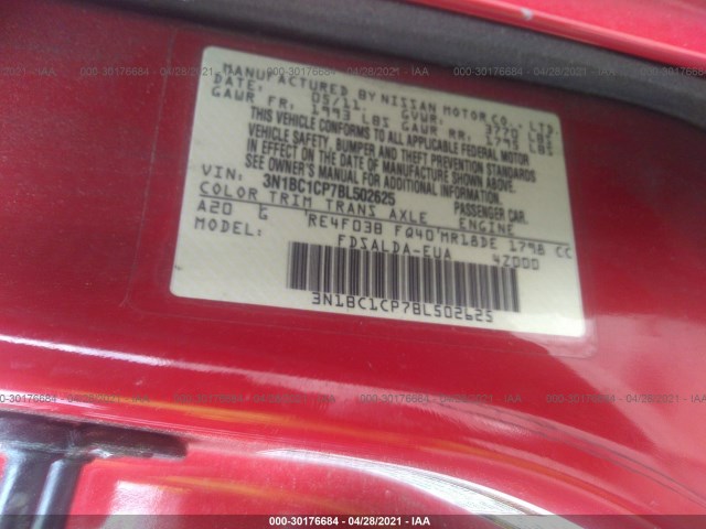 Photo 8 VIN: 3N1BC1CP7BL502625 - NISSAN VERSA 