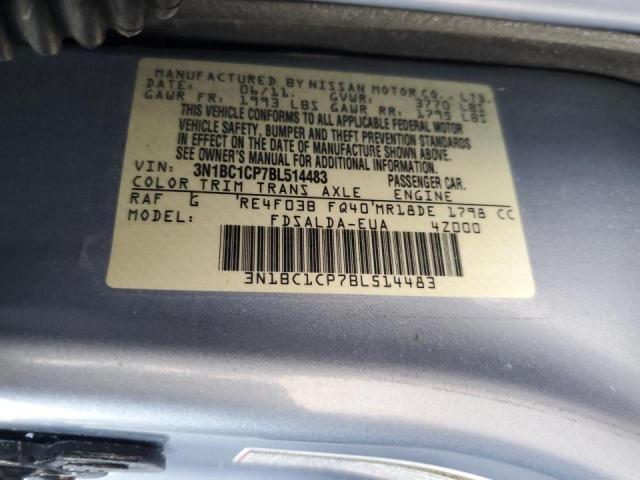 Photo 11 VIN: 3N1BC1CP7BL514483 - NISSAN VERSA S 