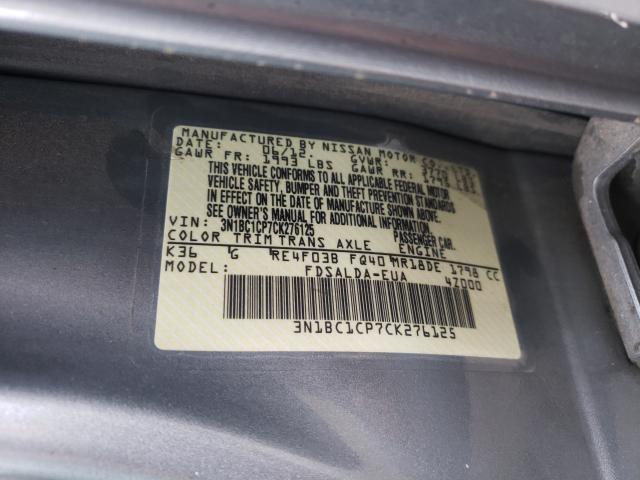 Photo 9 VIN: 3N1BC1CP7CK276125 - NISSAN VERSA S 