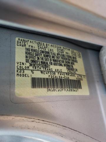 Photo 9 VIN: 3N1BC1CP7CK285617 - NISSAN VERSA S 