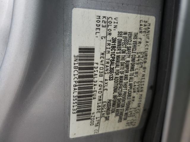 Photo 9 VIN: 3N1BC1CP8AL355133 - NISSAN VERSA S 