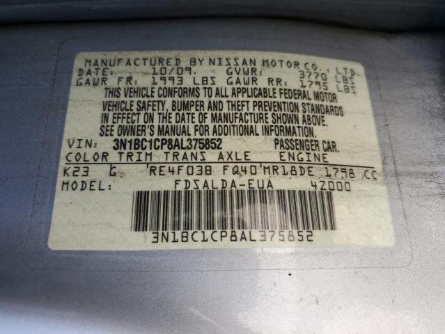 Photo 11 VIN: 3N1BC1CP8AL375852 - NISSAN VERSA 