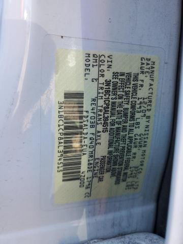 Photo 11 VIN: 3N1BC1CP8AL394515 - NISSAN VERSA S 