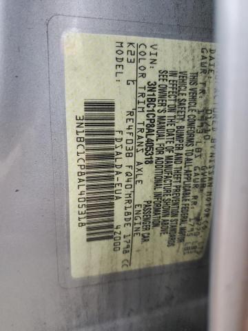 Photo 11 VIN: 3N1BC1CP8AL405318 - NISSAN VERSA 