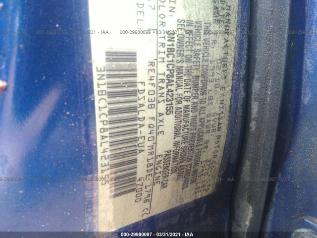 Photo 8 VIN: 3N1BC1CP8AL423155 - NISSAN VERSA 