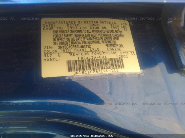 Photo 8 VIN: 3N1BC1CP8AL464112 - NISSAN VERSA 