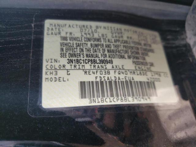 Photo 11 VIN: 3N1BC1CP8BL390949 - NISSAN VERSA 