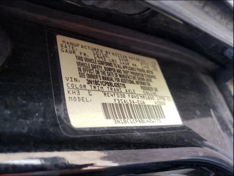 Photo 9 VIN: 3N1BC1CP8BL426770 - NISSAN VERSA S 