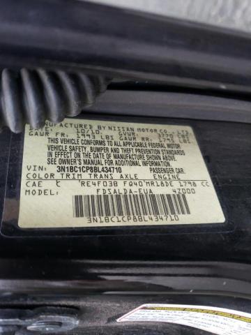 Photo 9 VIN: 3N1BC1CP8BL434710 - NISSAN VERSA S 