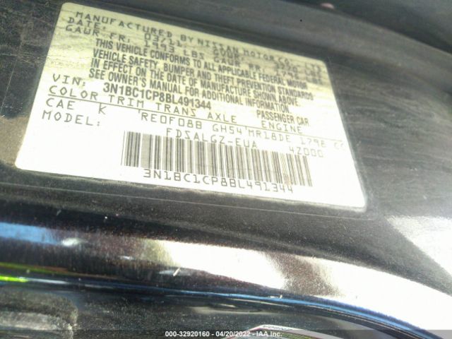 Photo 8 VIN: 3N1BC1CP8BL491344 - NISSAN VERSA 