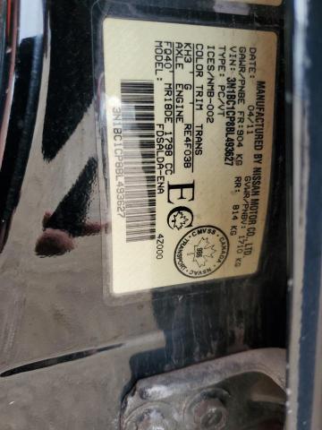 Photo 12 VIN: 3N1BC1CP8BL493627 - NISSAN VERSA S 