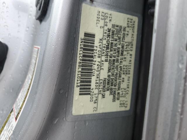 Photo 11 VIN: 3N1BC1CP8BL510118 - NISSAN VERSA 