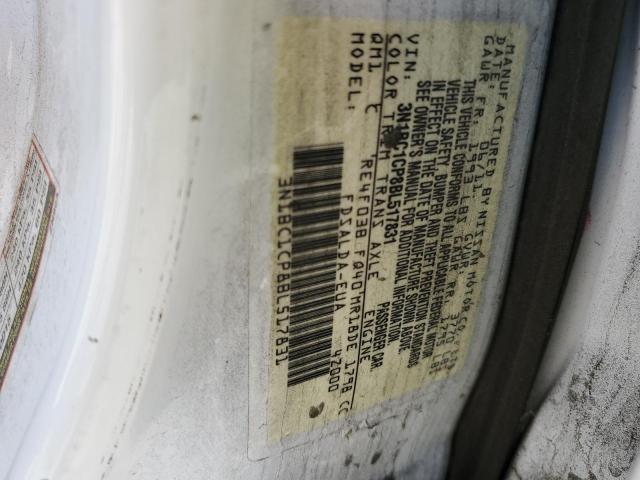 Photo 11 VIN: 3N1BC1CP8BL517831 - NISSAN VERSA S 