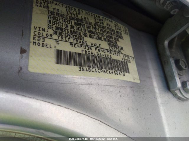 Photo 8 VIN: 3N1BC1CP8CK252870 - NISSAN VERSA 