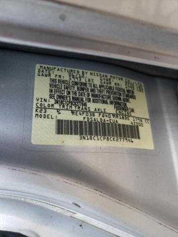 Photo 9 VIN: 3N1BC1CP8CK277946 - NISSAN VERSA S 