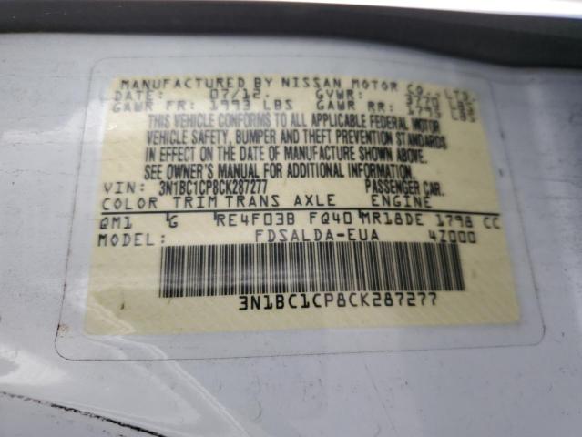 Photo 11 VIN: 3N1BC1CP8CK287277 - NISSAN VERSA 