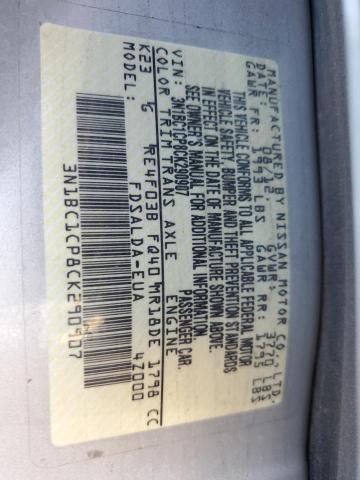 Photo 11 VIN: 3N1BC1CP8CK290907 - NISSAN VERSA S 