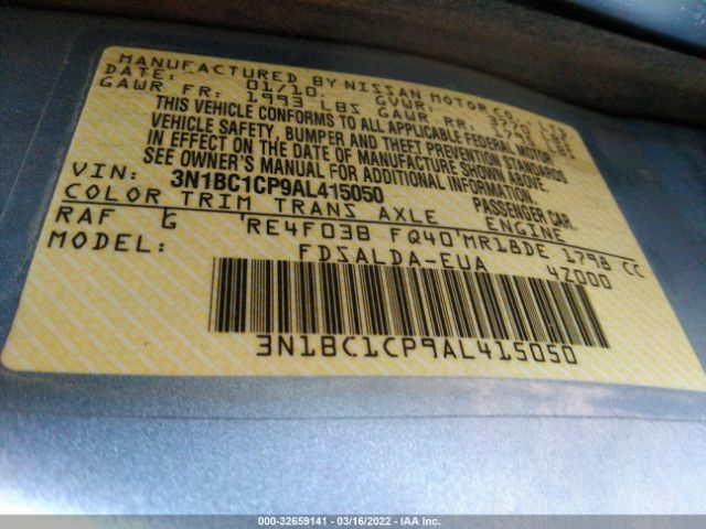 Photo 8 VIN: 3N1BC1CP9AL415050 - NISSAN VERSA 