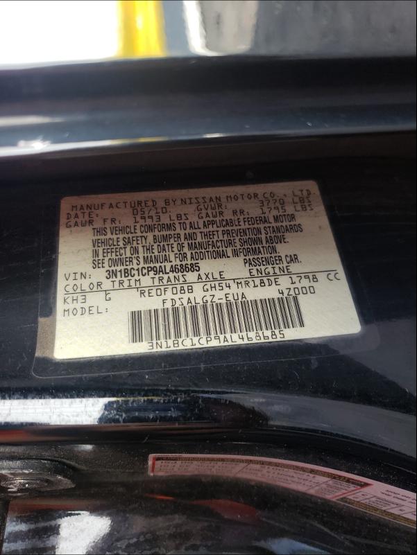 Photo 9 VIN: 3N1BC1CP9AL468685 - NISSAN VERSA S 