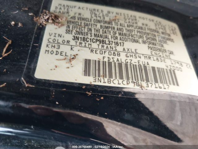 Photo 8 VIN: 3N1BC1CP9BL371617 - NISSAN VERSA 