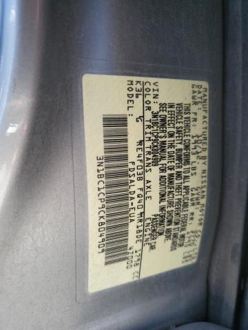 Photo 12 VIN: 3N1BC1CP9CK804909 - NISSAN VERSA S 