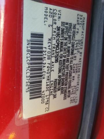 Photo 12 VIN: 3N1BC1CP9CL375295 - NISSAN VERSA S 