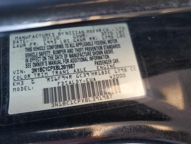 Photo 11 VIN: 3N1BC1CPXBL391987 - NISSAN VERSA S 