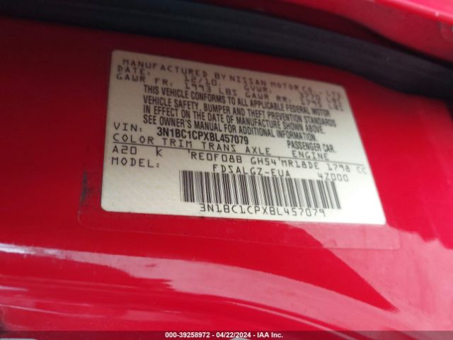 Photo 8 VIN: 3N1BC1CPXBL457079 - NISSAN VERSA 