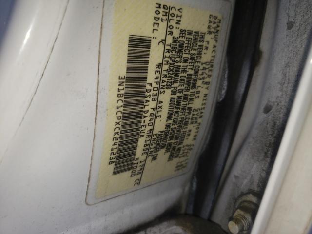 Photo 9 VIN: 3N1BC1CPXCK241238 - NISSAN VERSA S 