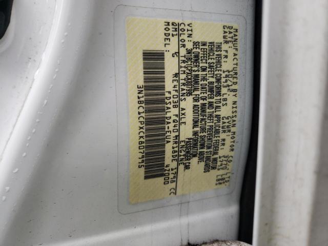 Photo 11 VIN: 3N1BC1CPXCK807995 - NISSAN VERSA S 