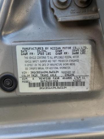 Photo 11 VIN: 3N1CB51A34L560134 - NISSAN SENTRA 1.8 