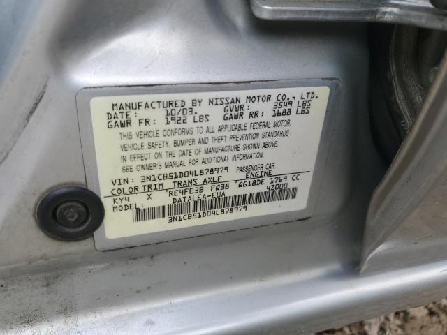 Photo 11 VIN: 3N1CB51D04L878979 - NISSAN SENTRA 