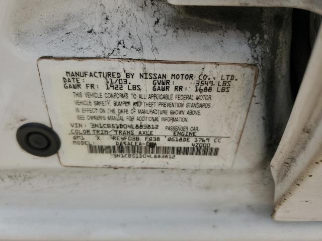 Photo 11 VIN: 3N1CB51D04L883812 - NISSAN SENTRA 