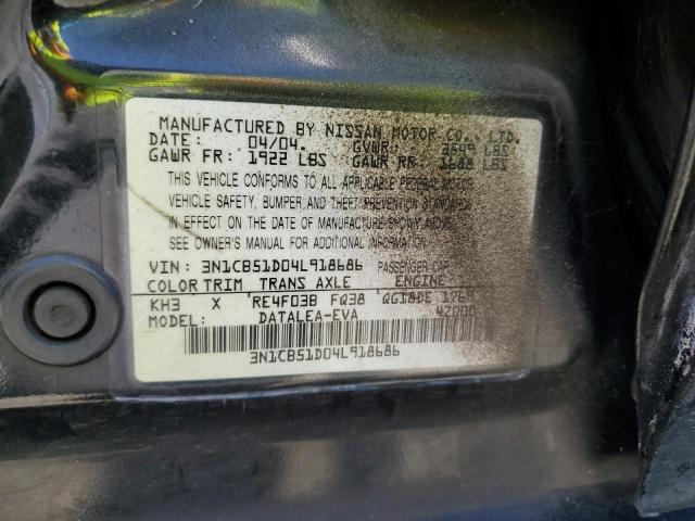 Photo 11 VIN: 3N1CB51D04L918686 - NISSAN SENTRA 