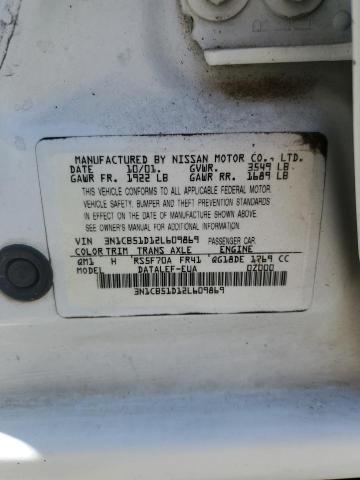 Photo 11 VIN: 3N1CB51D12L609869 - NISSAN SENTRA XE 