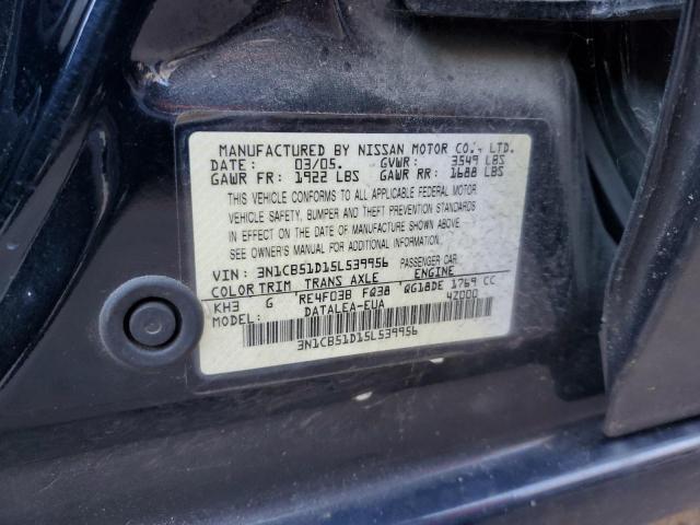 Photo 11 VIN: 3N1CB51D15L539956 - NISSAN SENTRA 1.8 