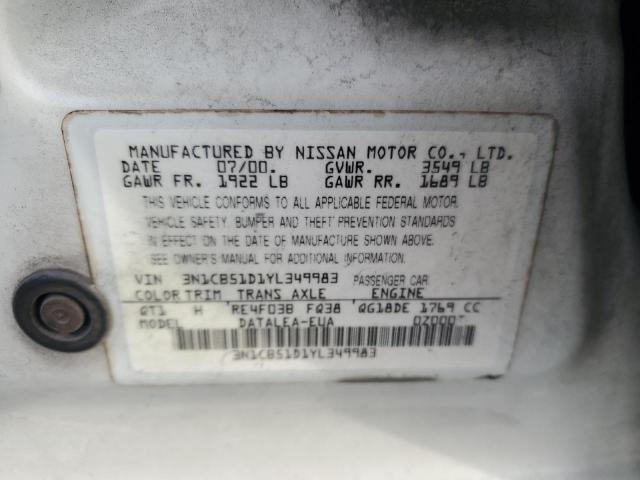 Photo 12 VIN: 3N1CB51D1YL349983 - NISSAN SENTRA 