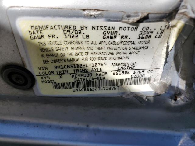 Photo 11 VIN: 3N1CB51D23L712767 - NISSAN SENTRA 