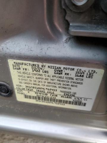 Photo 11 VIN: 3N1CB51D24L912453 - NISSAN SENTRA 