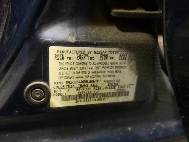 Photo 12 VIN: 3N1CB51D25L506707 - NISSAN SENTRA 