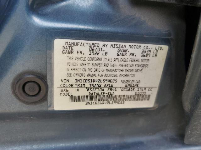 Photo 12 VIN: 3N1CB51D42L594025 - NISSAN SENTRA 