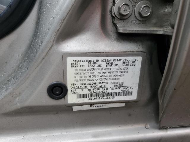 Photo 11 VIN: 3N1CB51D45L518700 - NISSAN SENTRA 