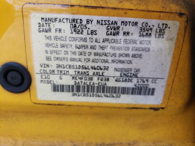 Photo 12 VIN: 3N1CB51D56L460632 - NISSAN SENTRA 