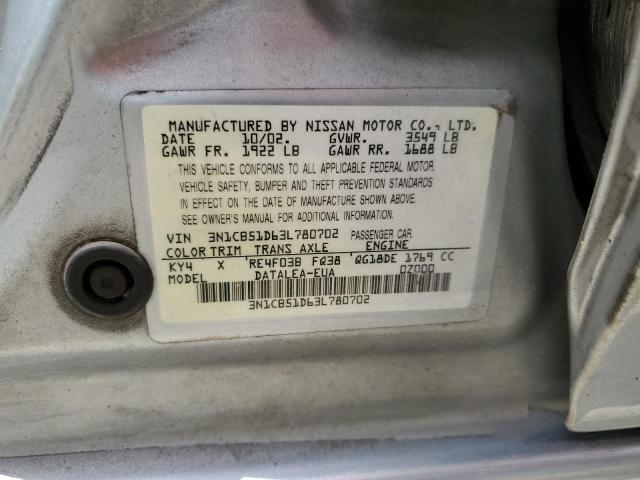 Photo 11 VIN: 3N1CB51D63L780702 - NISSAN SENTRA 