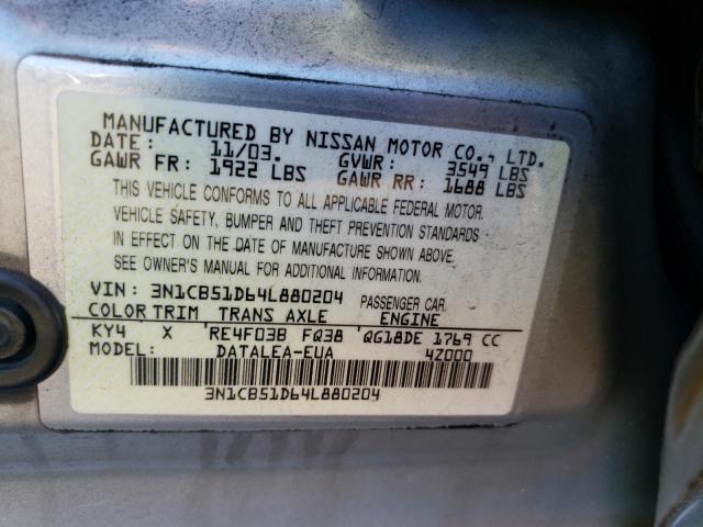 Photo 11 VIN: 3N1CB51D64L880204 - NISSAN SENTRA 